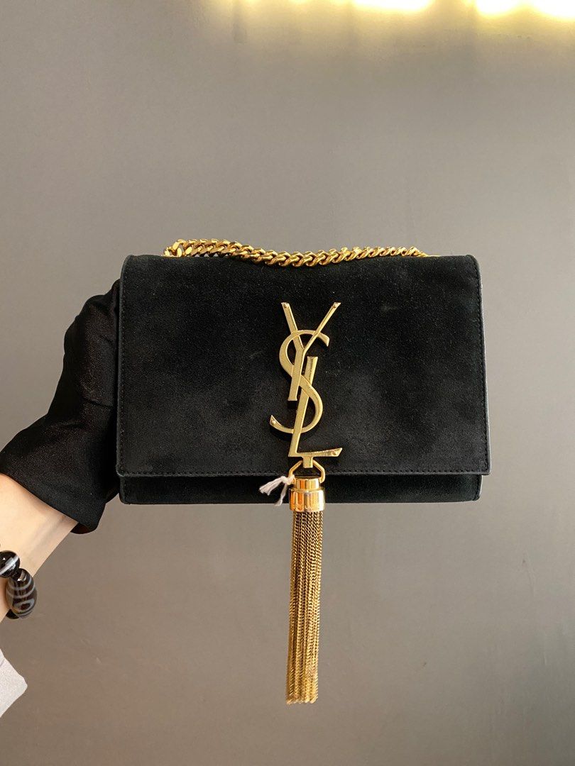 Kate small with tassel in velvet outlet