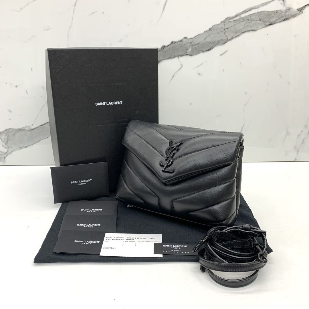 YVES SAINT LAURENT 678401 BLACK LOULOU TOY SHOULDER BAG 227032441 EK Luxury Bags Wallets on Carousell