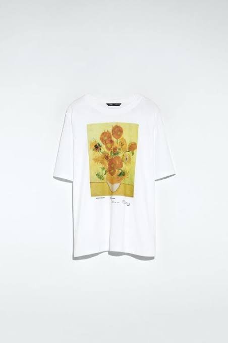 Zara X Van Gogh Sunflowers shirt, Women's Fashion, Tops, Shirts on ...