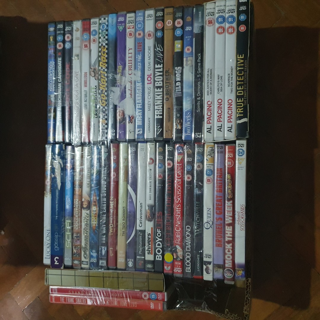1 Box CD DVD MOVIES PS2 (BID PRICE) The Queen Anastasia Catwoman Go ...