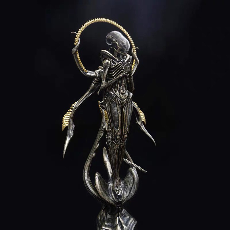 28CM Alien Xenomorph Buddhism Figurine Collection Figure Model Toy Gift ...
