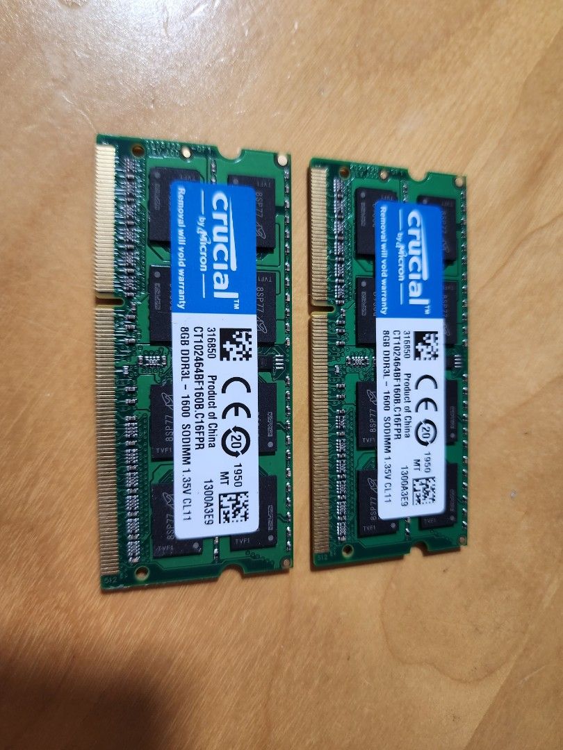 CRUCIAL DDR3L 4GB RAM, Computers & Tech, Parts & Accessories, Other  Accessories on Carousell