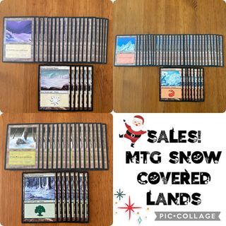 *$2*MTG Snow-Covered Lands Ice Age Coldsnap