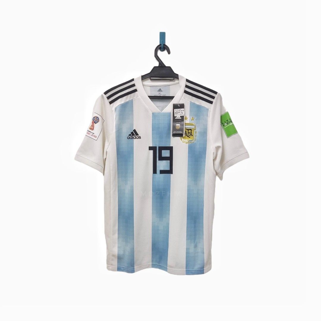 Isla Stewart Adelante Auto 💯 Original Argentina 2018 Adidas World Cup Home Jersey, Men's Fashion,  Activewear on Carousell