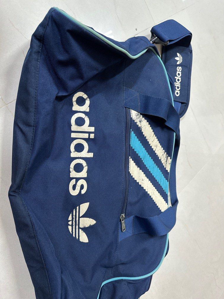Adidas blue Shoulder Bag, Men's Fashion, Bags, Sling Bags on Carousell