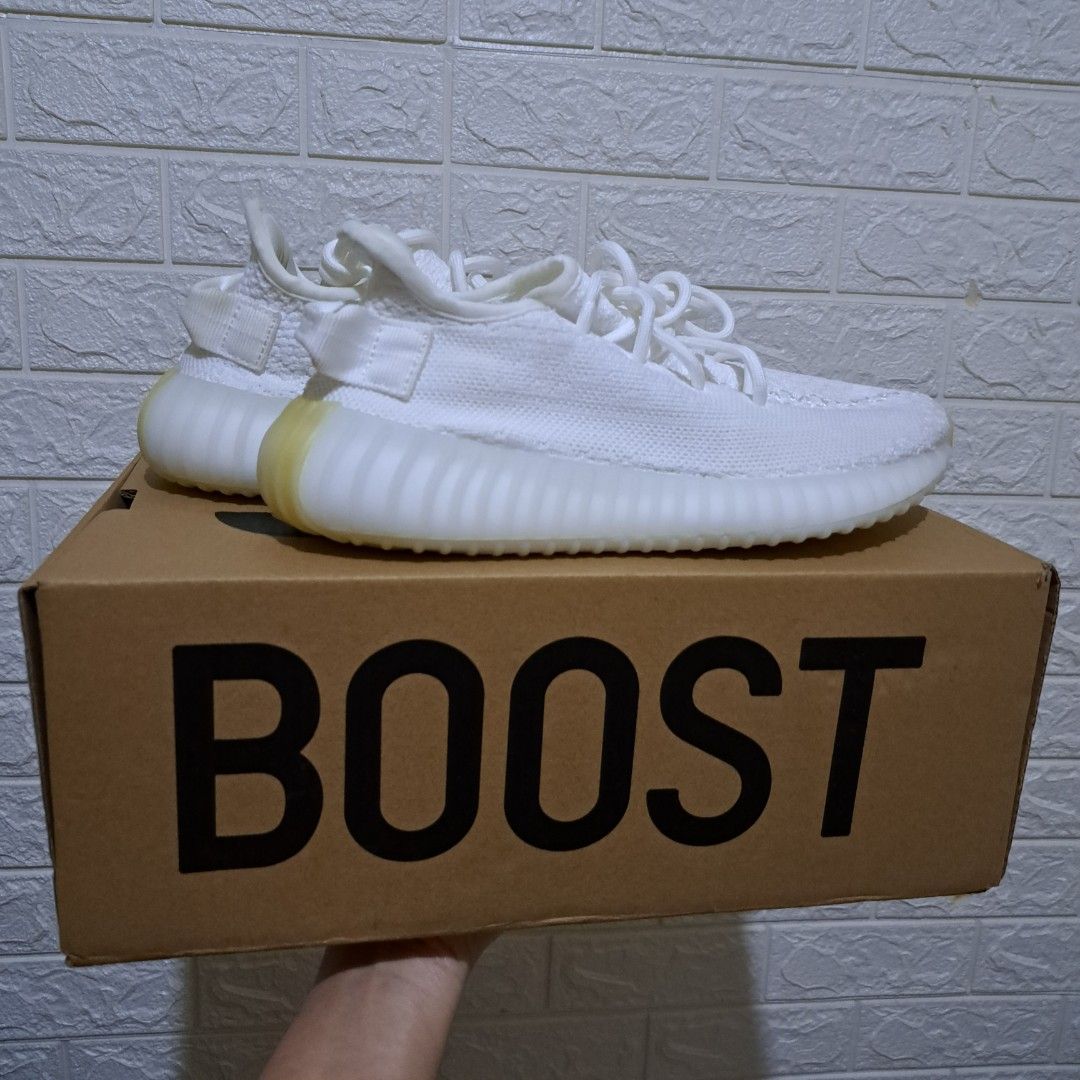yeezy all white reflective
