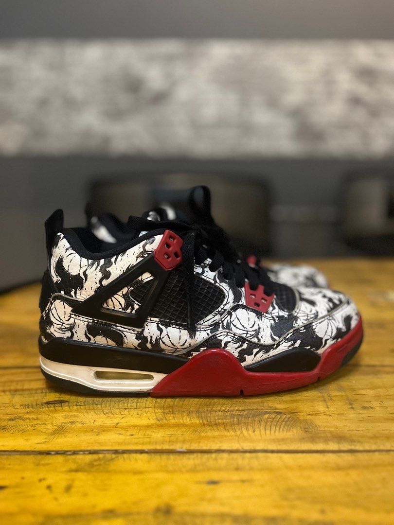 Sneaker Air Jordan Retro Tattoo Shoe Aj4 Tattoo Size Air Jordan