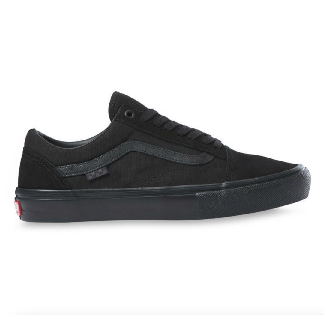 All black discount vans sneakers