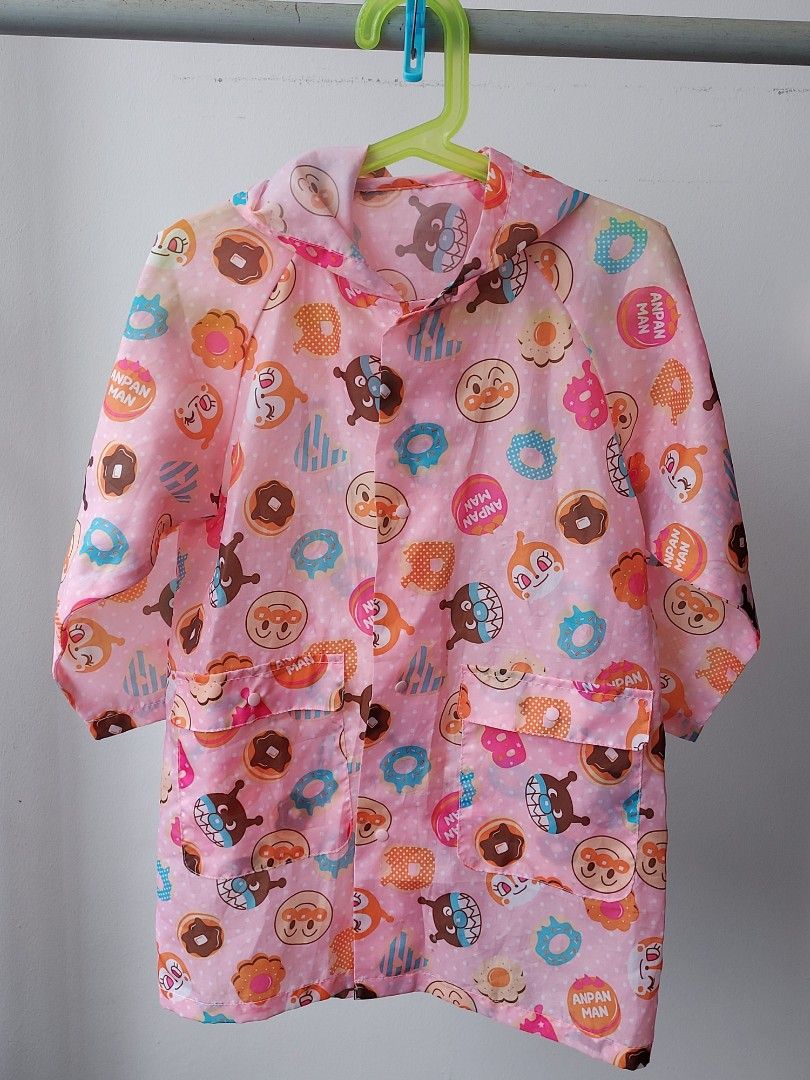 Angpanman raincoat Japanese brand Babies Kids Babies Kids Fashion on Carousell