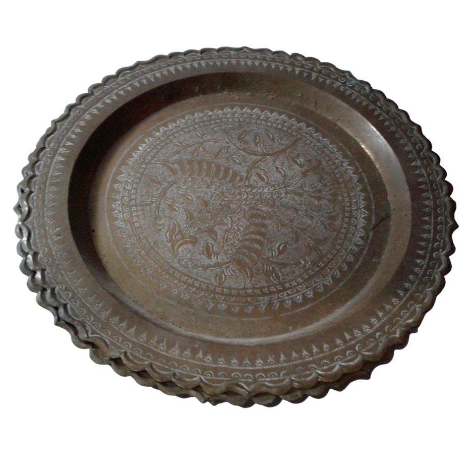 Antique Maranao Brass Plate/Tray, Hobbies & Toys, Memorabilia