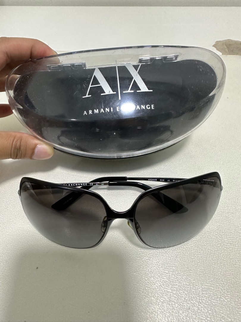 Armani Exchange Sunglasses (Black) ( Original), Men's Fashion, Watches &  Accessories, Sunglasses & Eyewear on Carousell