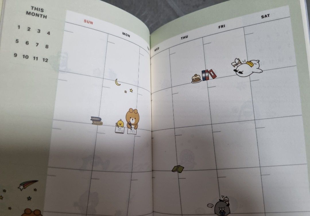 Artbox 365 days Monthly Planner, Hobbies & Toys, Stationery & Craft, Stationery & School