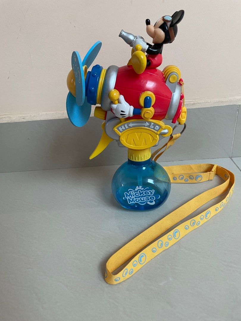 Authentic Mickey Mouse cooling mist fan, Hobbies & Toys, Toys & Games
