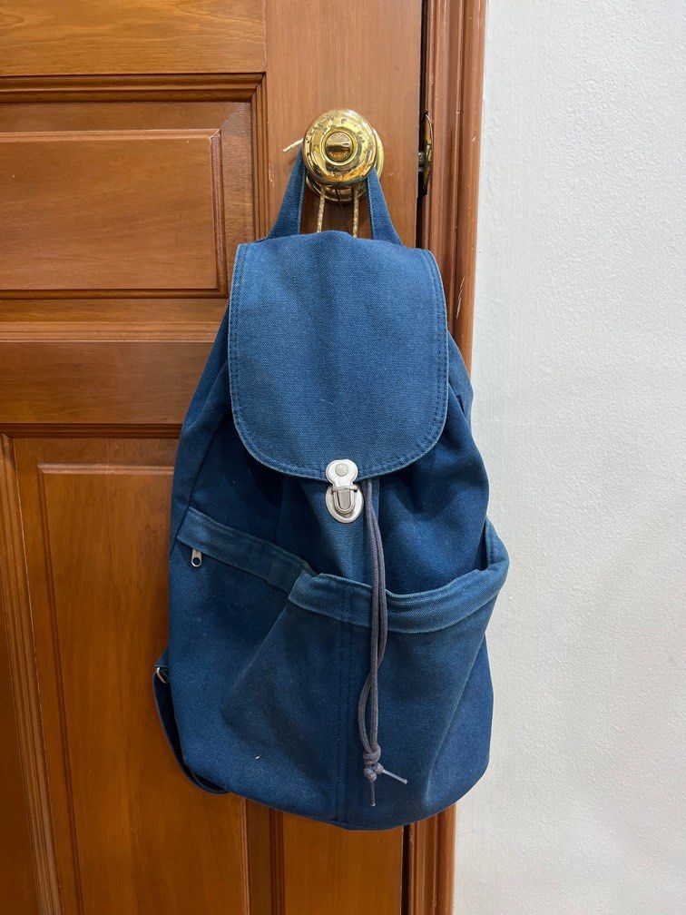 Canvas mini discount backpack baggu