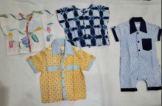 Baju bayi batik isi 4/ kemeja batik anak / kemeja bayi / jumper bayi