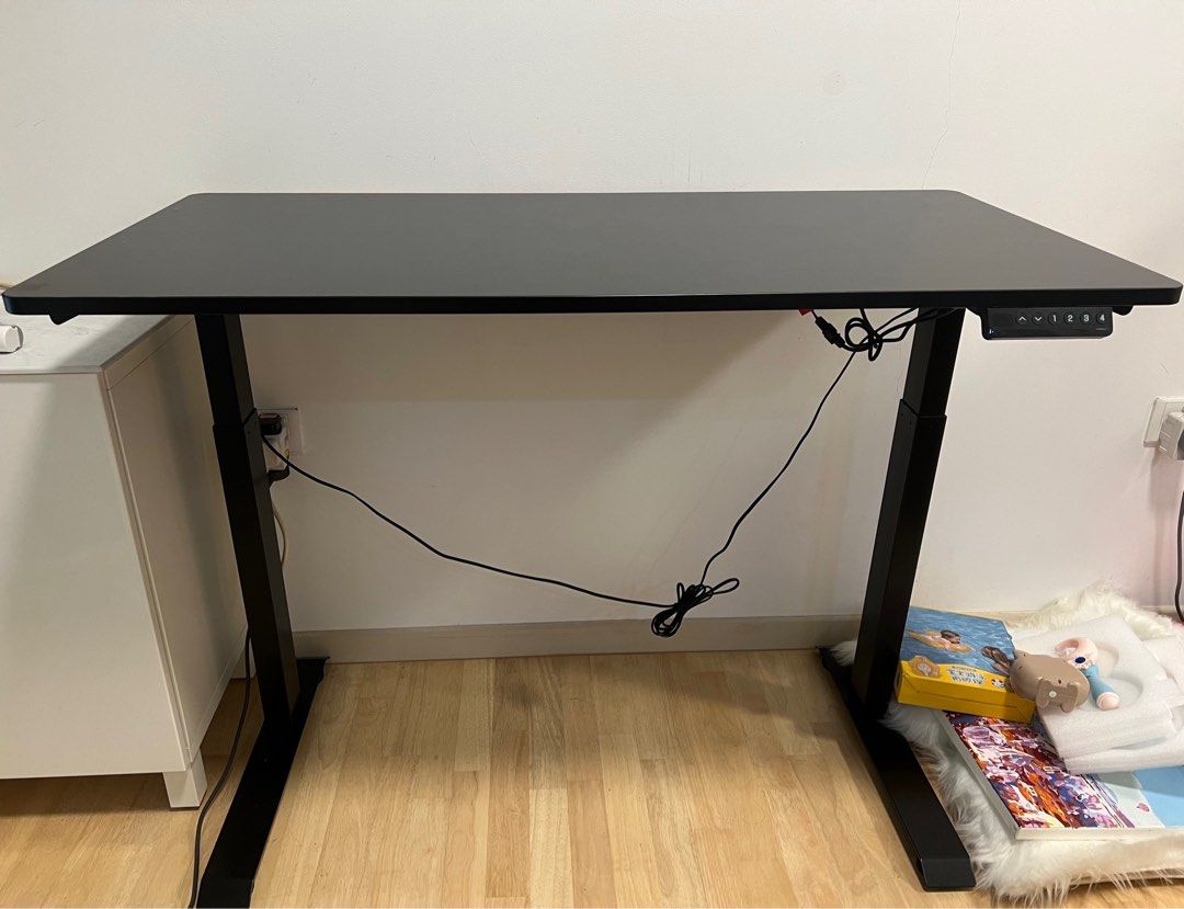 Black Xiaomi Squirrey Electric Height Adjustable Desk Smart with 4