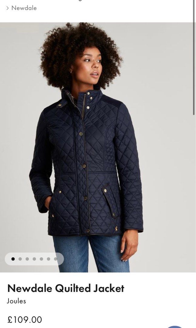 Brand New Joules Navy Winter Coat UK Women s Fashion Coats Jackets and Outerwear on Carousell