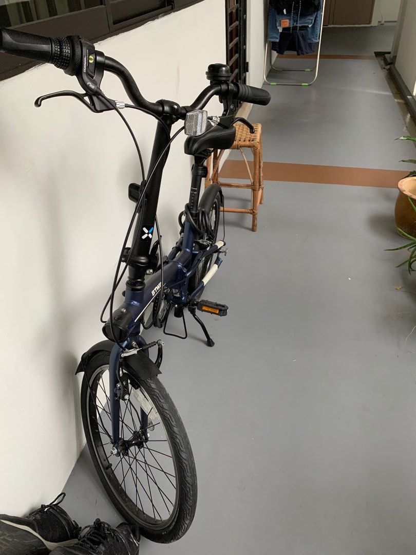 BTWIN Folding Bike TILT 500 20in 7sp, Sports Equipment, Bicycles
