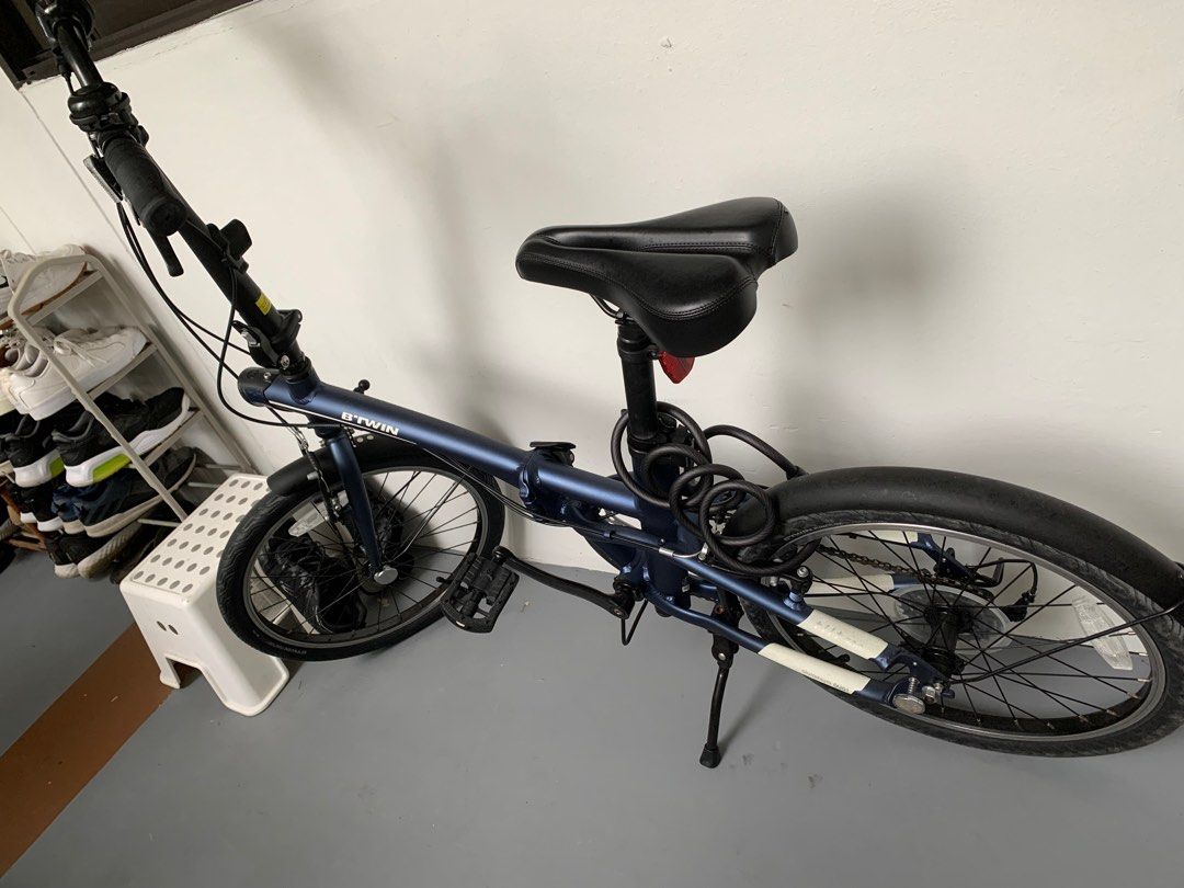 BTWIN Folding Bike TILT 500 20in 7sp, Sports Equipment, Bicycles