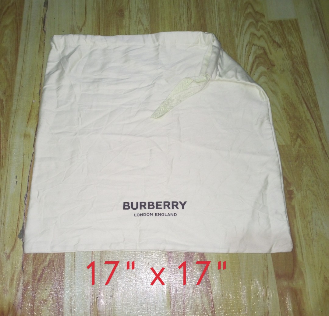 Burberry dustbag dust bag, Luxury, Bags & Wallets on Carousell