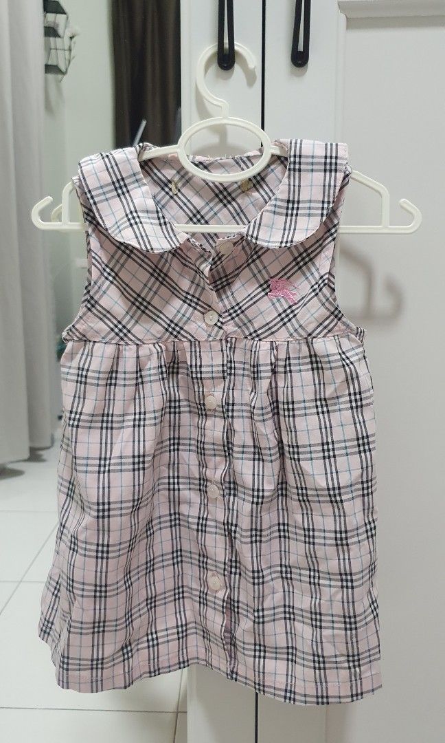 Burberry style collar dress Babies Kids Babies Kids Fashion
