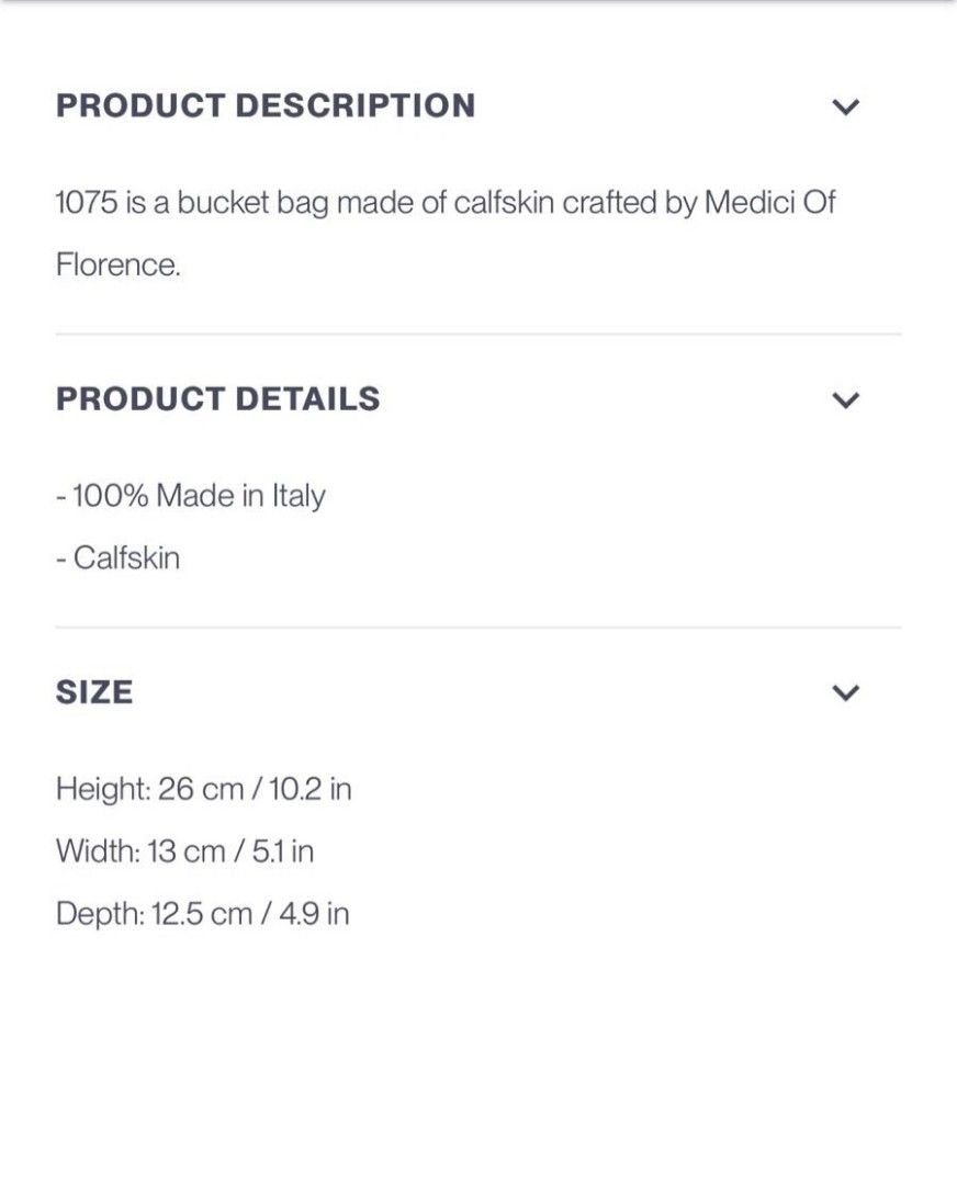 Calfskin Cyprus Bucket Bag, Women's Fashion, Bags & Wallets, Tote Bags