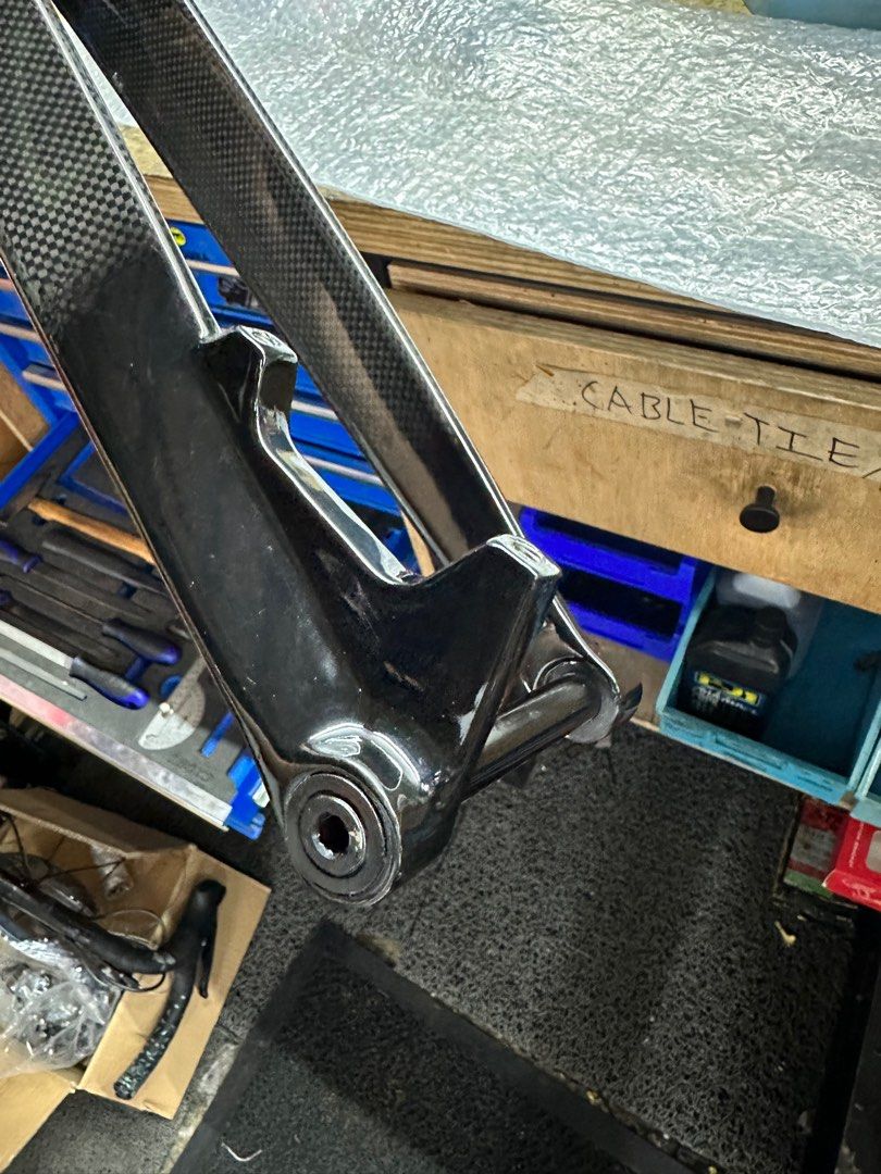 MTB Carbon Rigged Fork 27.5, Sports Equipment, Bicycles & Parts, Parts