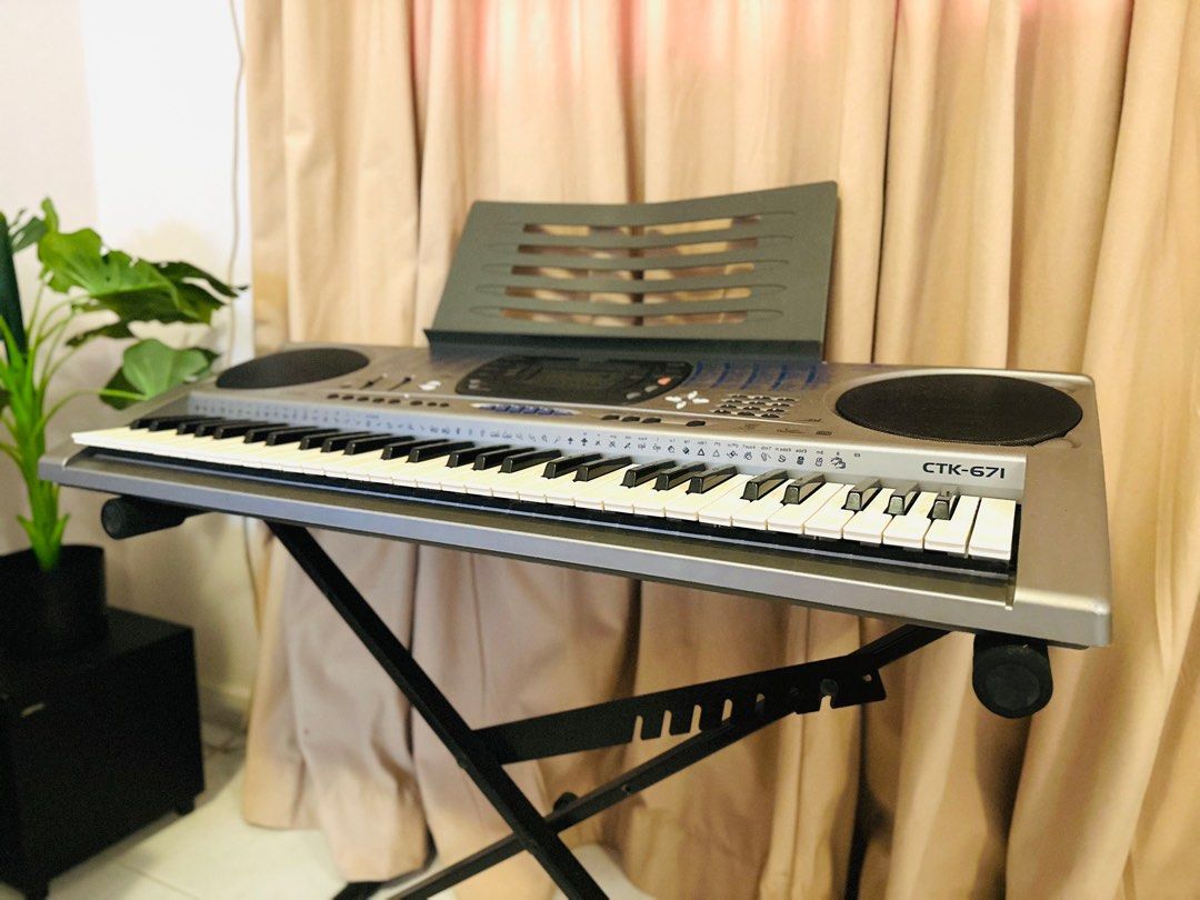 CASIO CTK 671 61 keys Professional Portable Electronic Keyboard with Stand