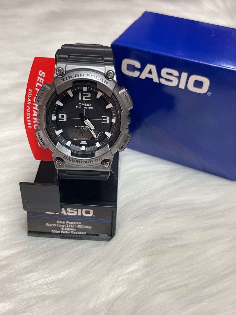 Casio Men s AQ S810W 1A4VCF Tough Solar Analog Watch Men s