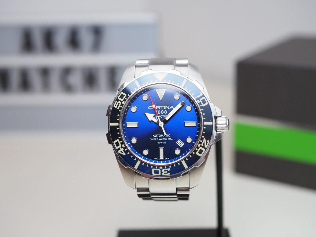Certina DS Action Diver Blue Automatic Watch Men s Fashion