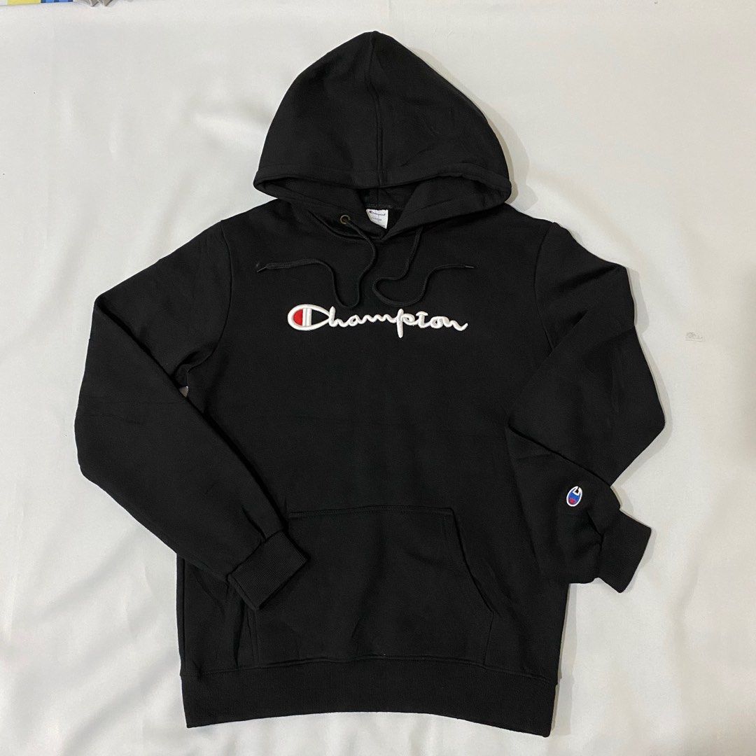 Champion Black Hoodie Off Legit