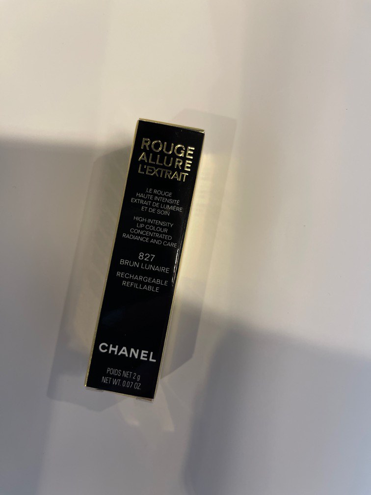 Chanel Brun Lunaire (827) Rouge Allure L'Extrait Lip Colour Review