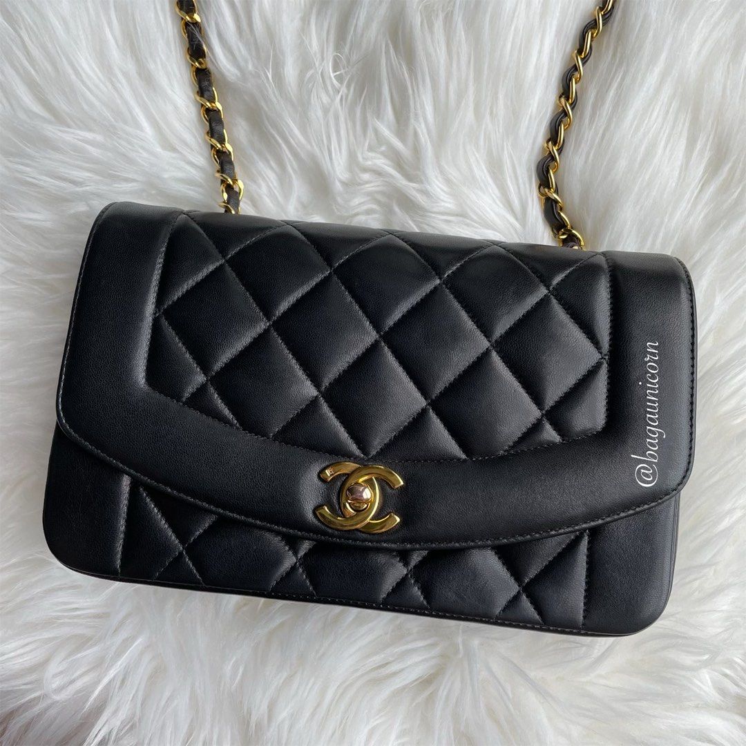 Chanel small Diana, Luxury, Bags & Wallets on Carousell