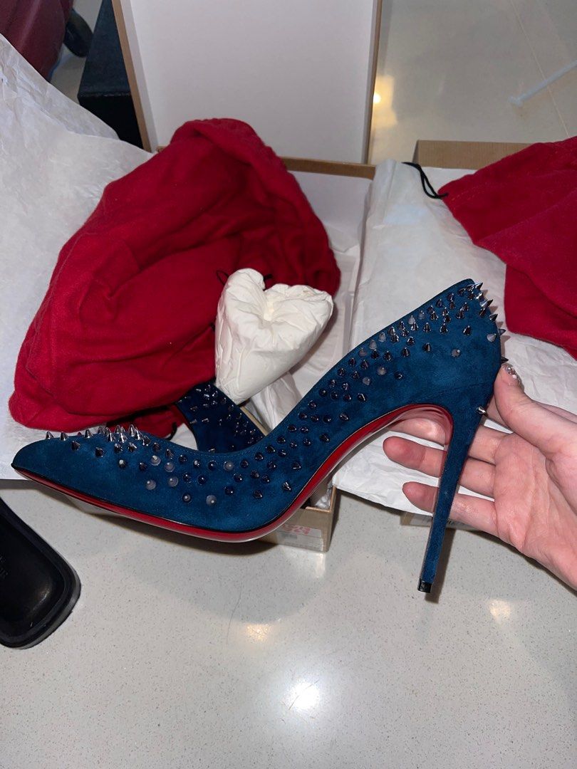 Clearance Christian Louboutin escarpic 100 veau velours Women s