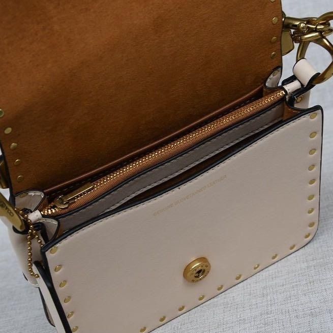 Authentic COACH Beat Shoulder Bag 18 With Rivets, Luxury, Bags