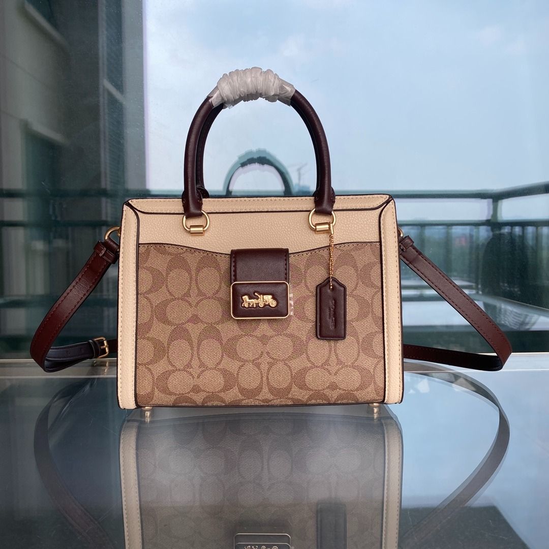 Coach Mini Sierra Satchel Bag, Luxury, Bags & Wallets on Carousell