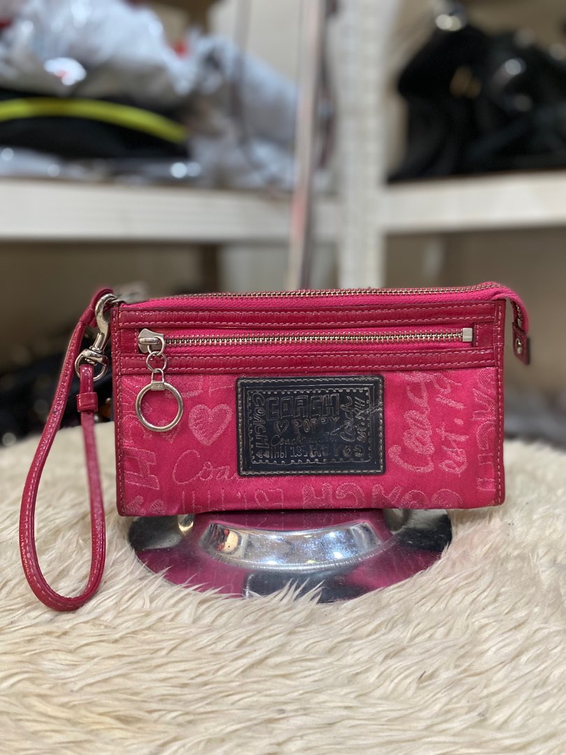 Coach poppy wallet pink Clearance