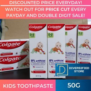 Colgate Toothpaste Natural Fruit Flavor for 0-2 Years 50g