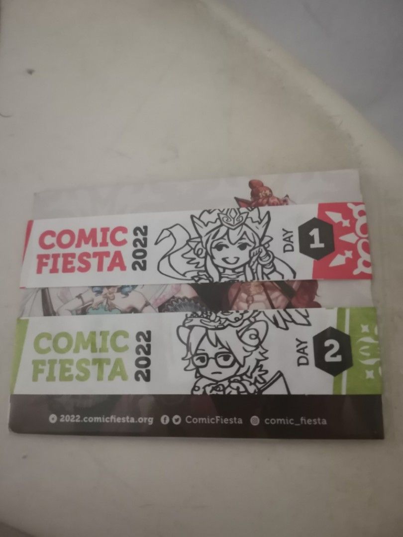 Comic fiesta 2022 one set ticket, Tickets & Vouchers, Event Tickets on