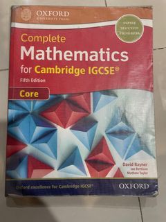 Complete mathematics for Cambridge igcse fifth edition core