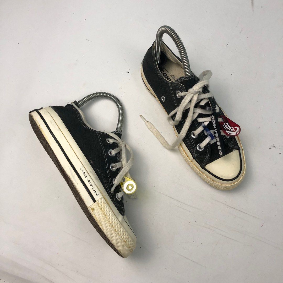 Black converse 4.5 hot sale
