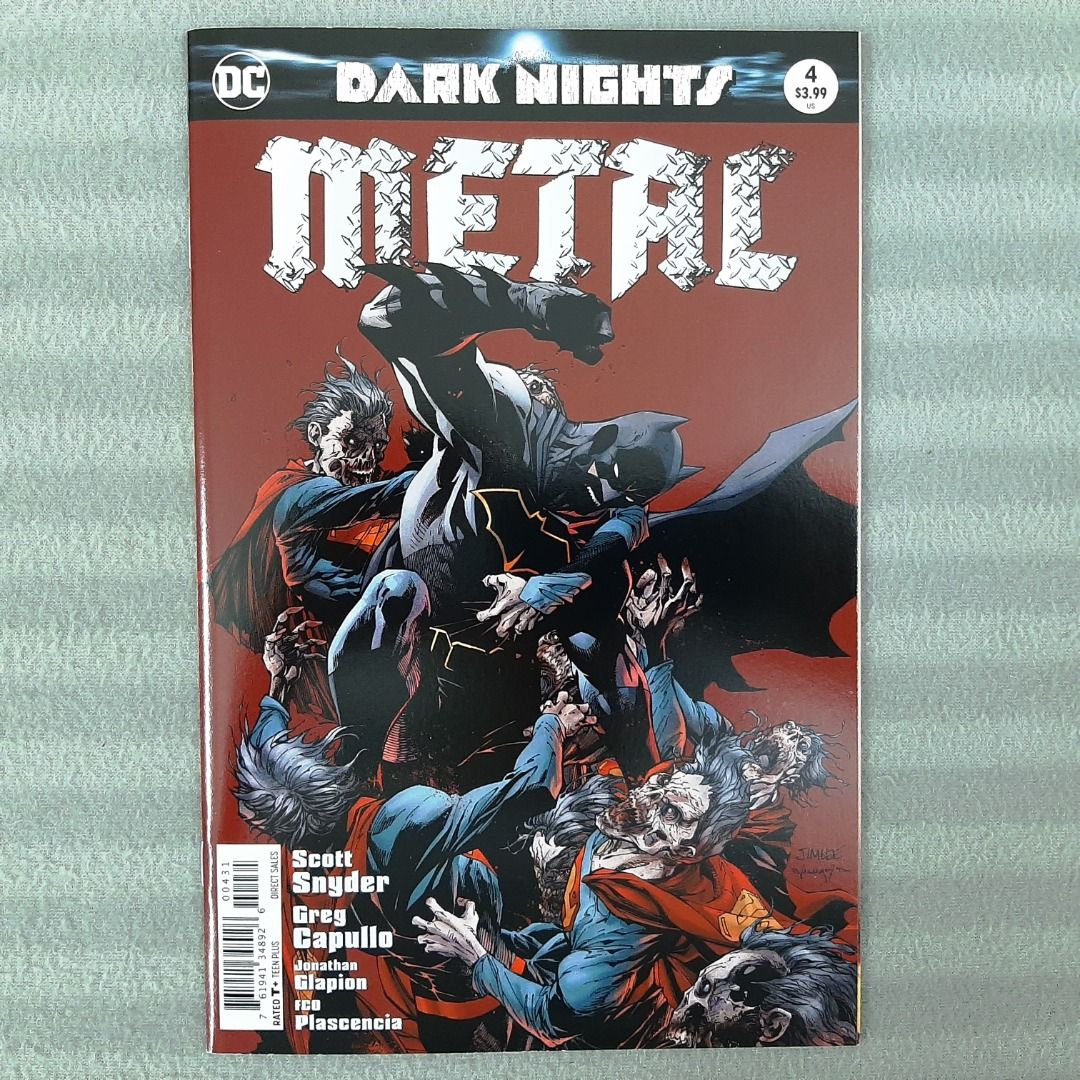 Dark Nights: Metal #4 Jim Lee Variant (DC Comics) Greg Capullo, Scott  Snyder (Batman, Superman, Wonder Woman), Hobbies & Toys, Books & Magazines,  Comics & Manga on Carousell