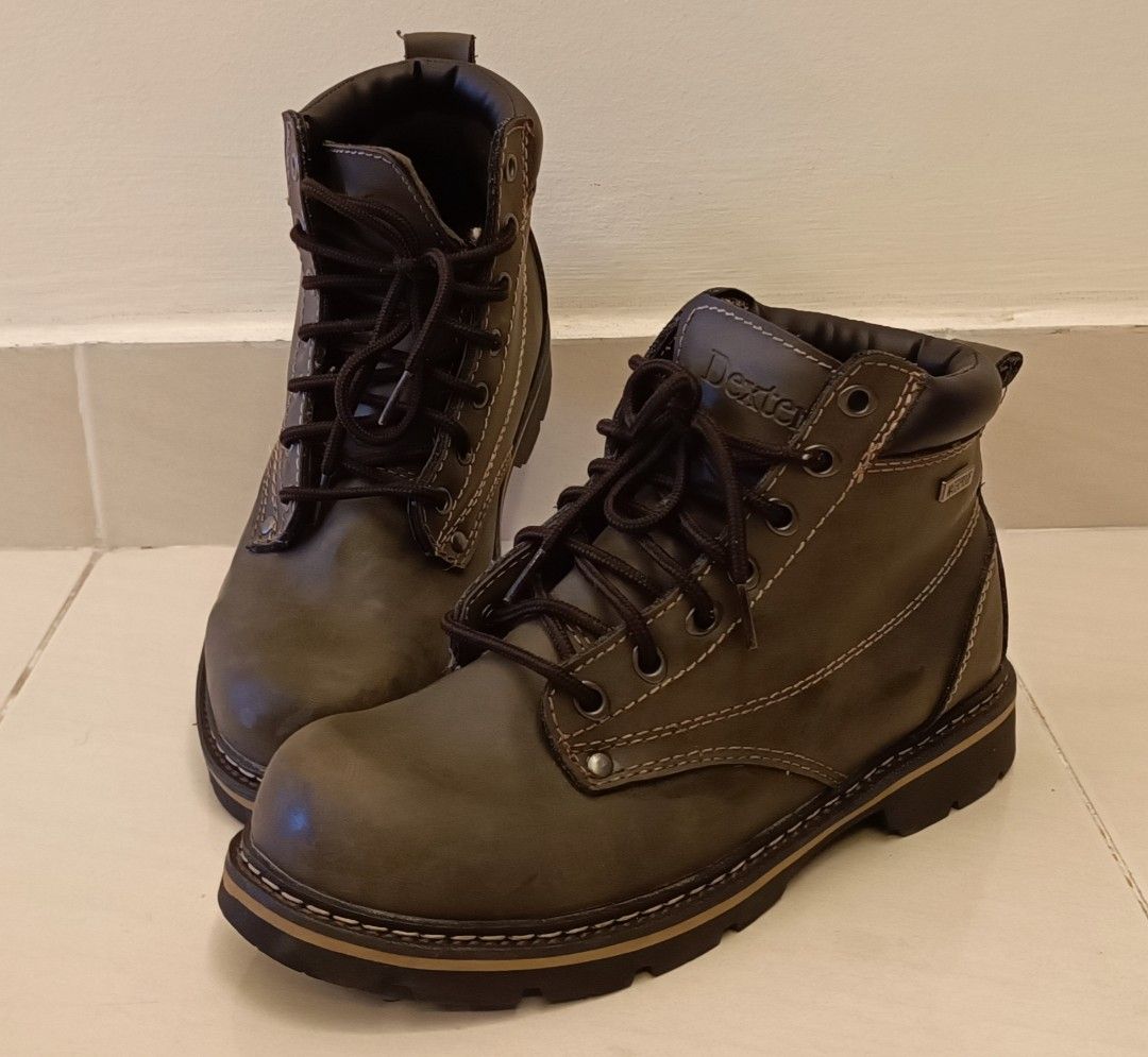 Dexter Mens Brown waterproof skid resistant oil resistant boot Men s Fashion Footwear Boots on Carousell