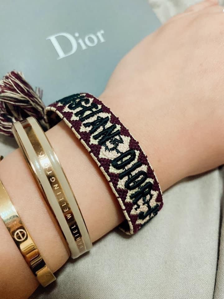 Christian dior yarn discount bracelet