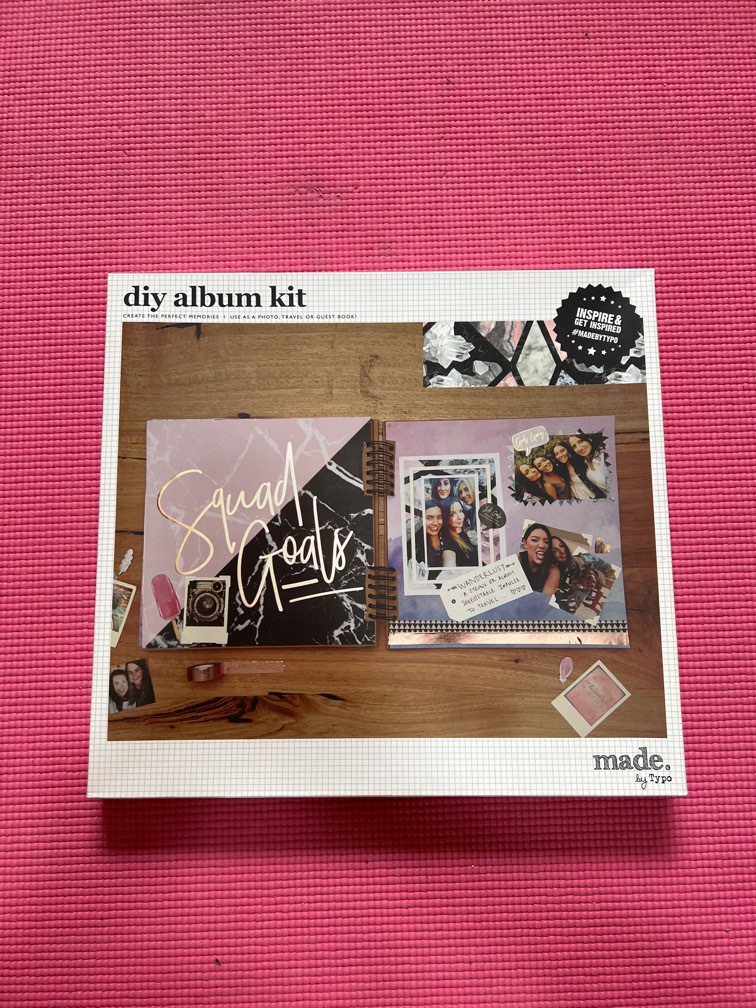 [DIY] Album Kit (Typo), Hobbies & Toys, Stationery & Craft, Handmade