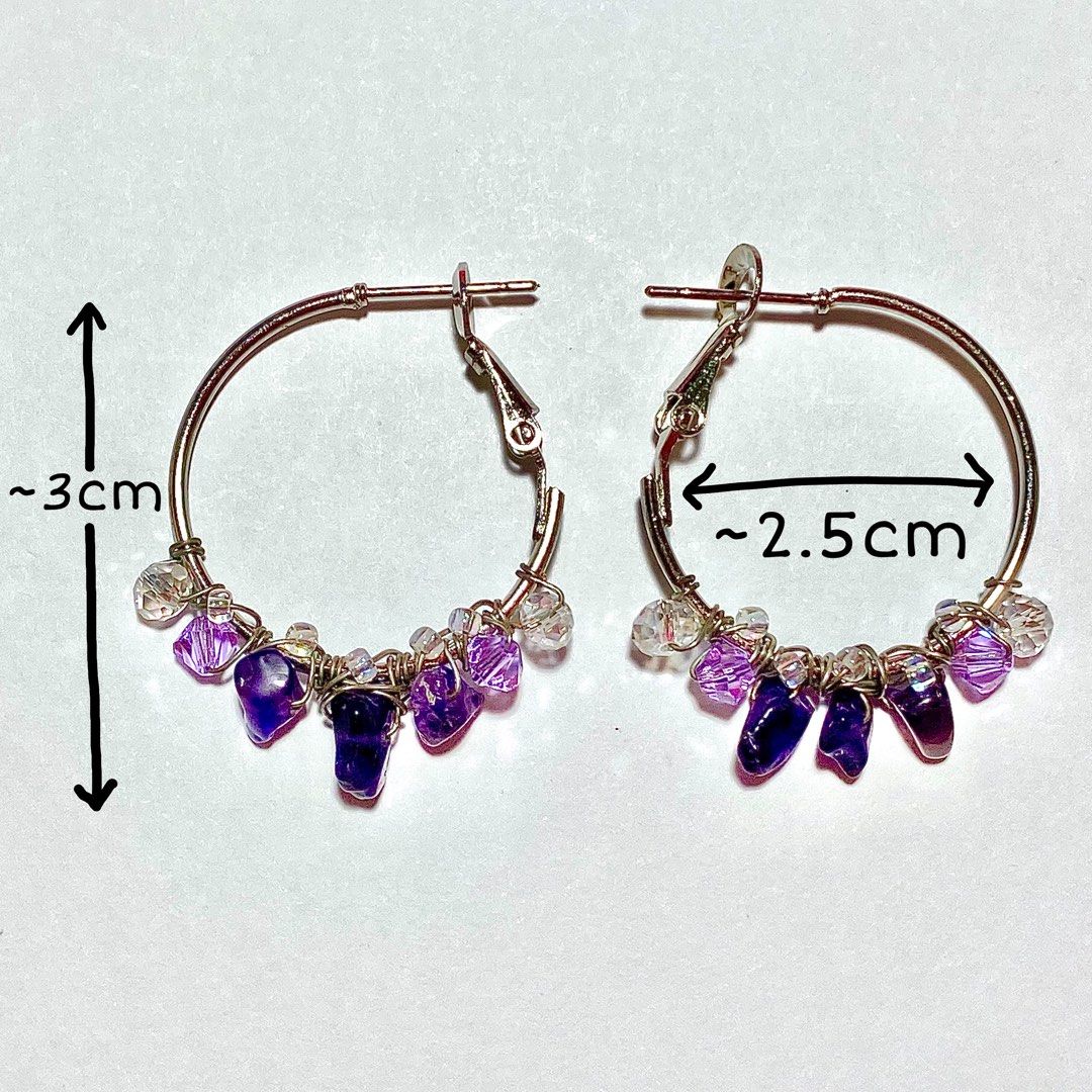Purple hoops clearance