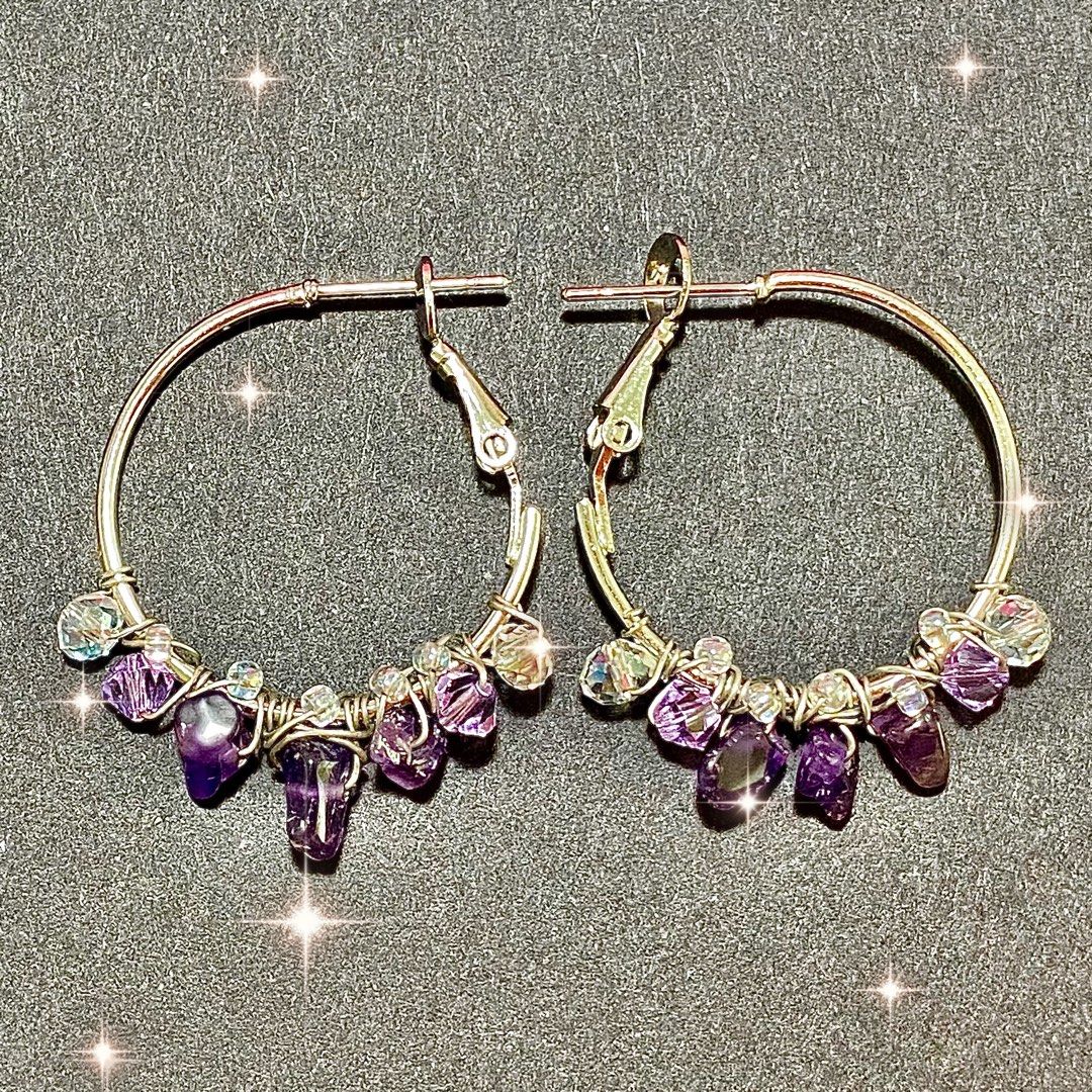 Purple hoops sale