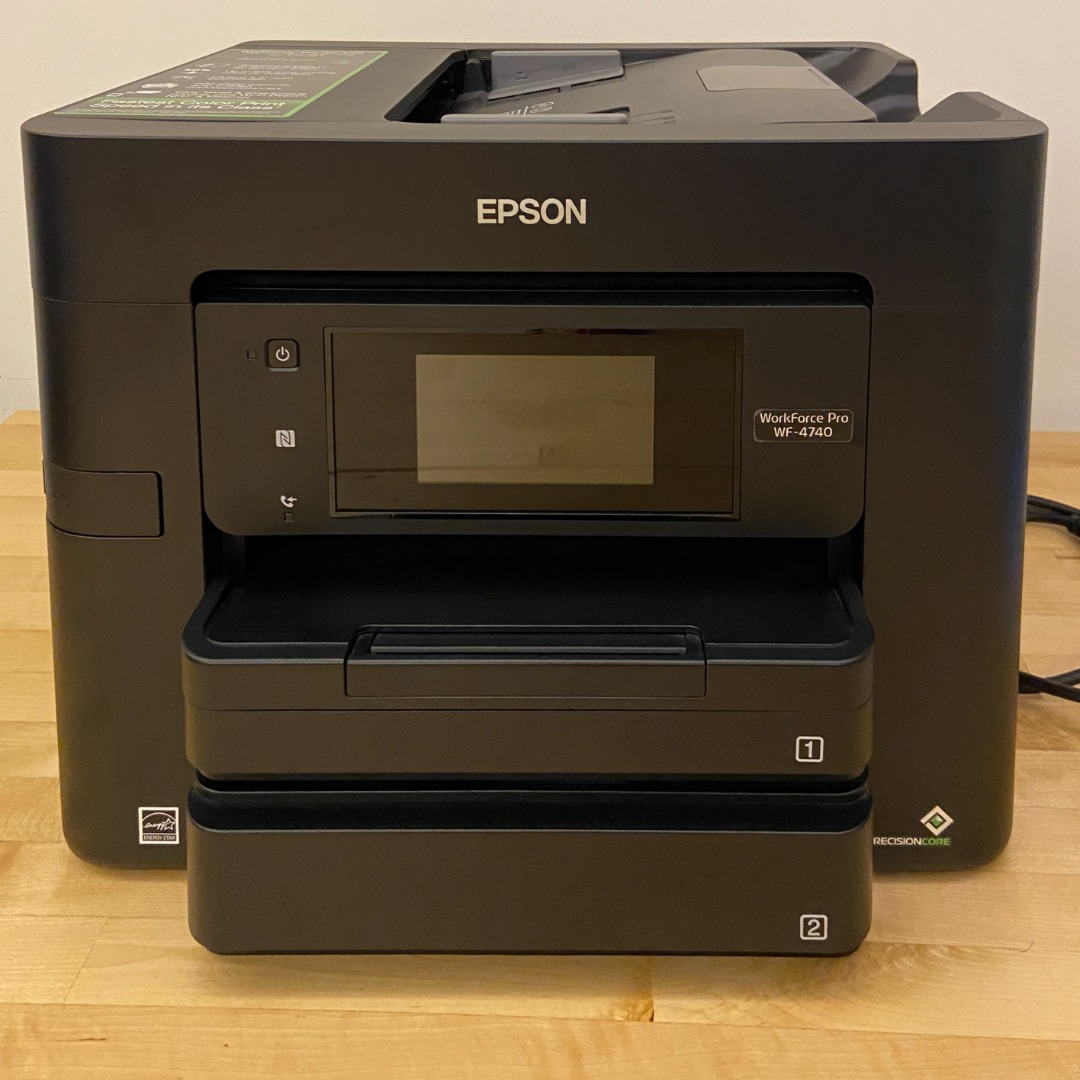 23 EPSON WorkForce Pro WF4740 AllinOne Printer, 電腦及科技產品, 印表機及影印機在旋轉拍賣