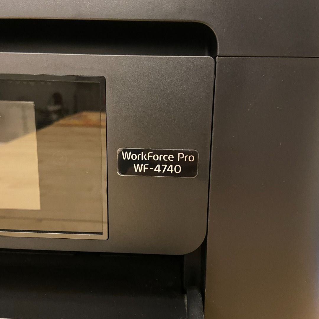 23 EPSON WorkForce Pro WF4740 AllinOne Printer, 電腦及科技產品, 印表機及影印機在旋轉拍賣