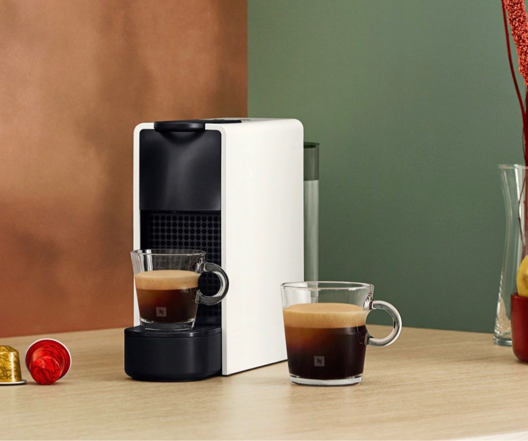 Essenza Mini C30 SG Pure White Nespresso + Aeroccino3 Milk Frother, TV